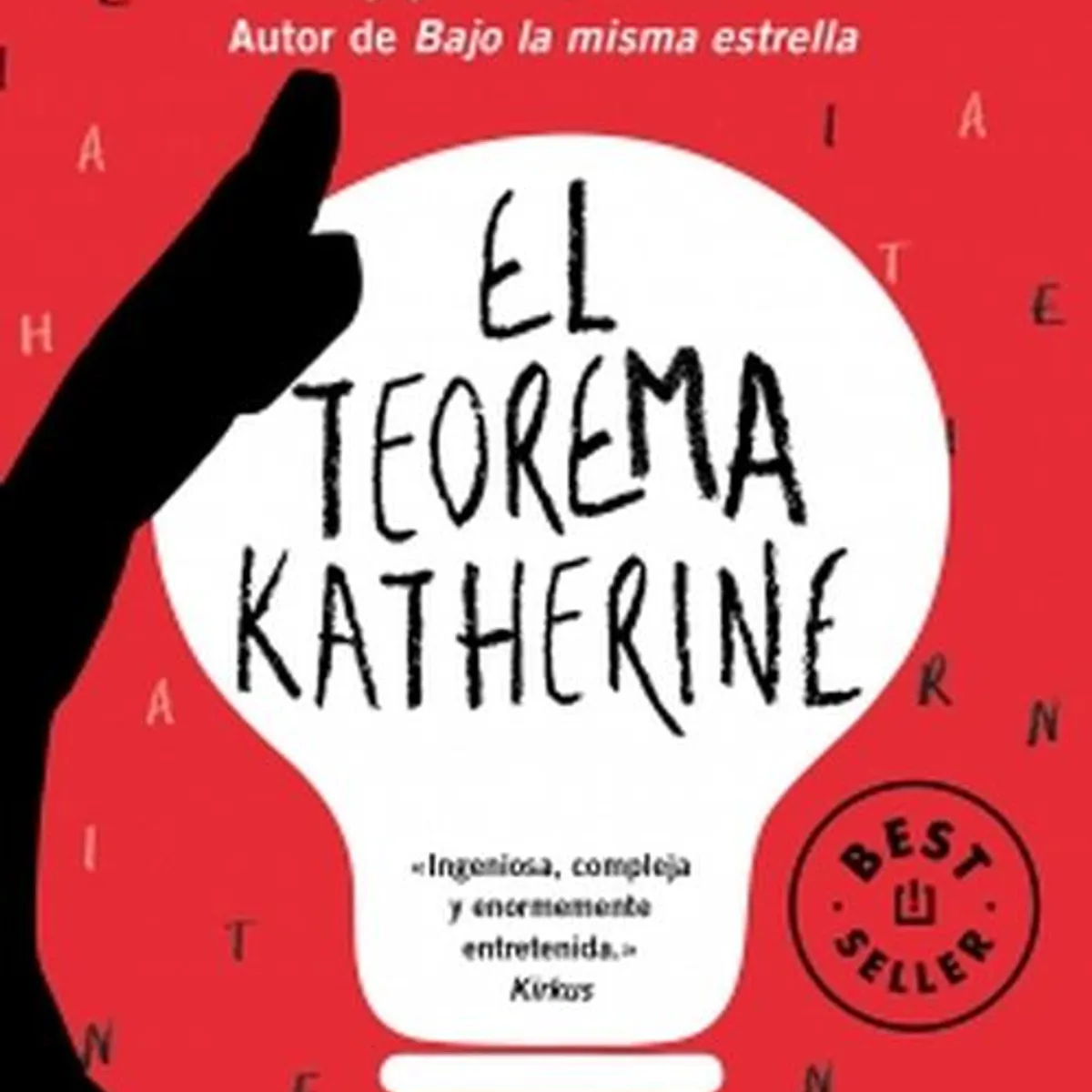 NUBE DE TINTA - Libro El teorema Katherine - John Green