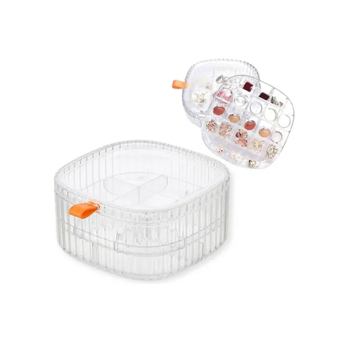 GENERICO - Joyero Acrílico Organizador De Joyas De 3 Niveles