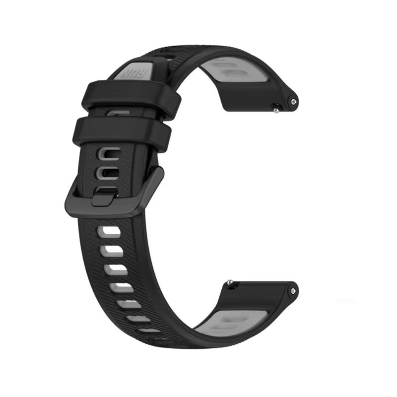 GENERICO - Correa Para Huawei Gt 4 / 5 41mm Silicona Negra / Gris