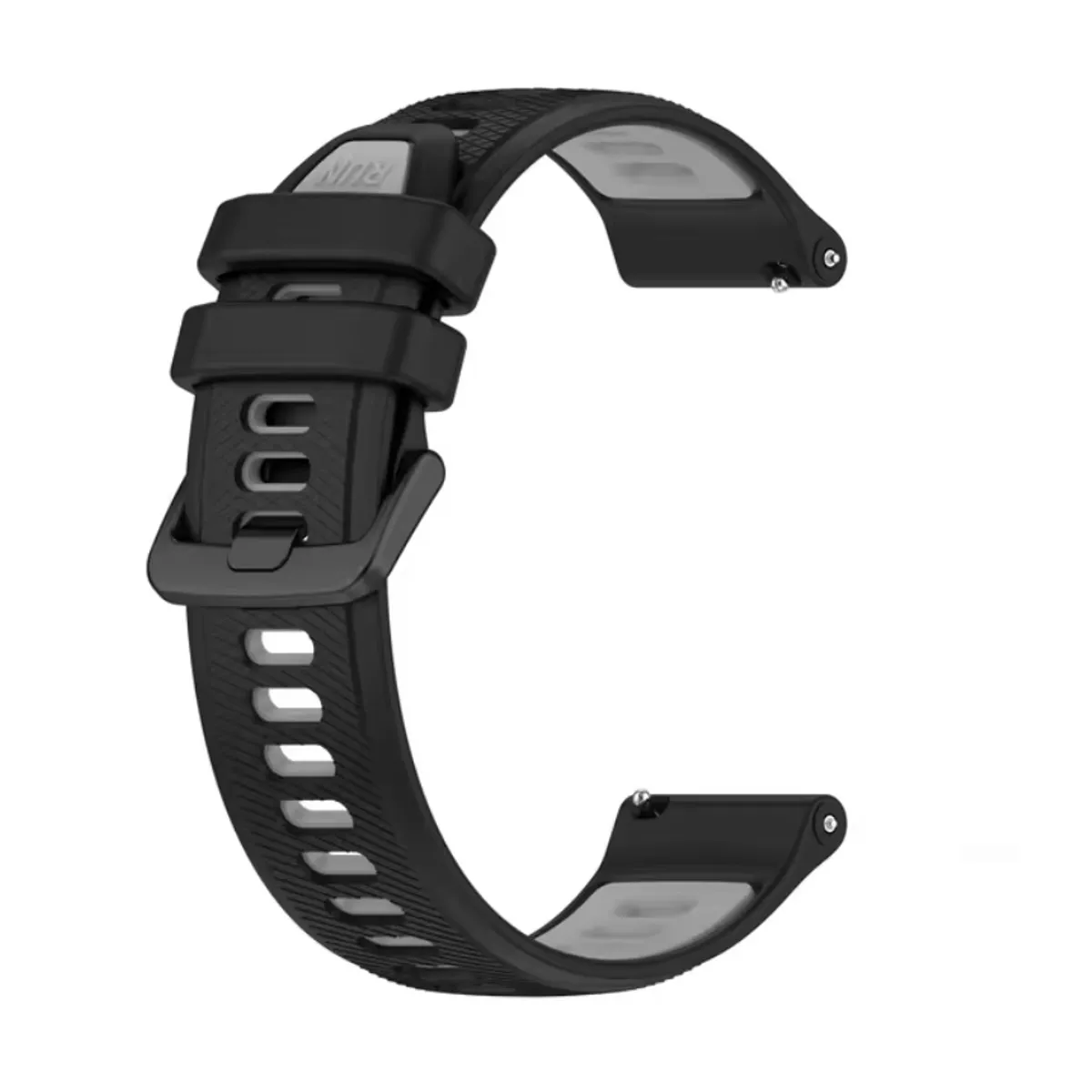 GENERICO - Correa Para Huawei Gt 4 / 5 41mm Silicona Negra / Gris