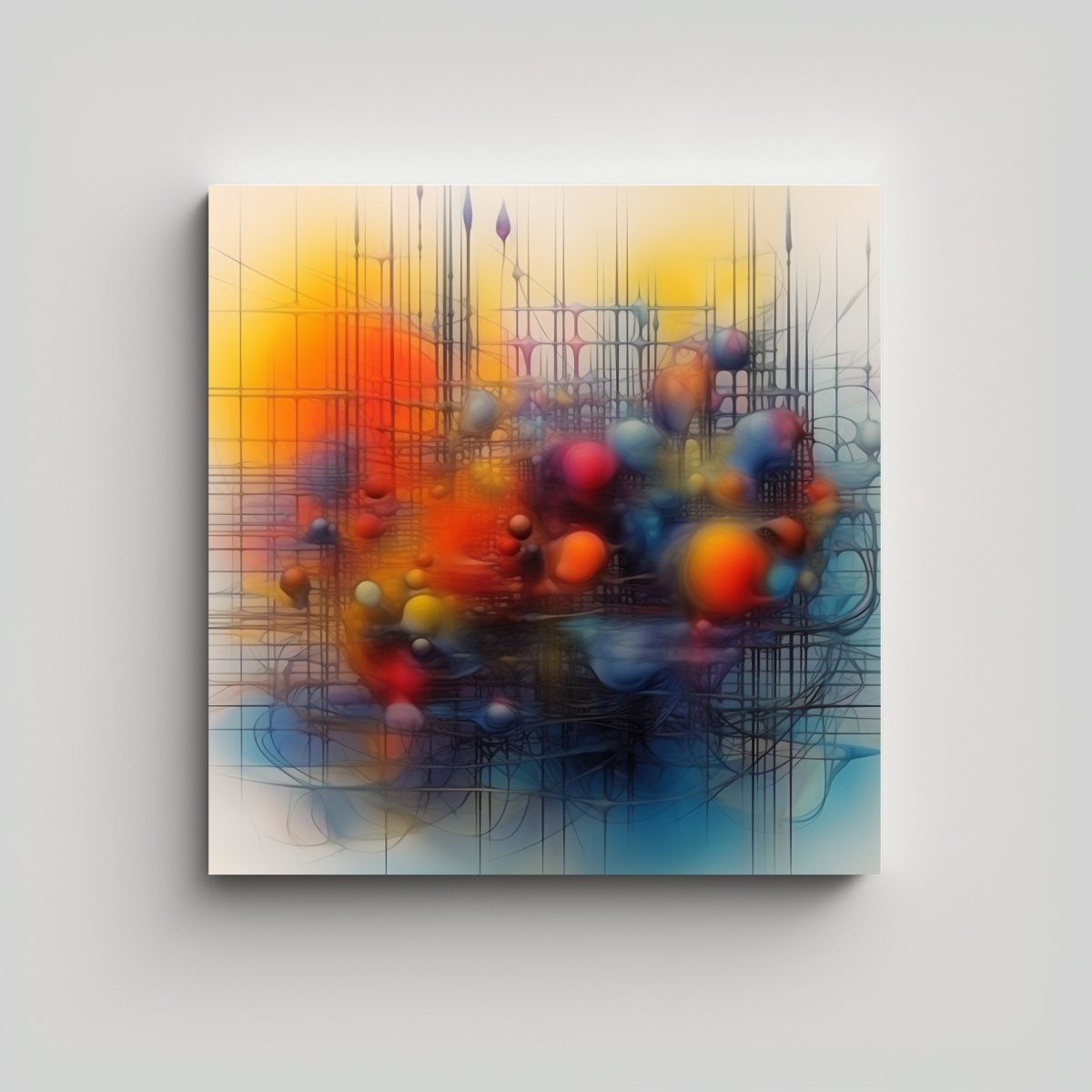 GENERICO - Cuadros Decorativos De Alta Calidad Con 100x100 Cm