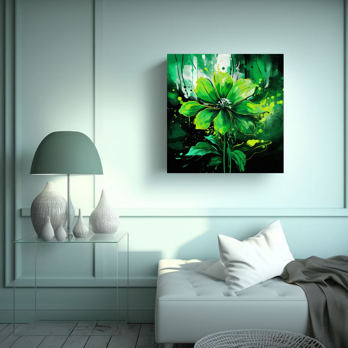 GENERICO - Pinturas De Decoración De Dormitorio En Estilo 100x100 Cm