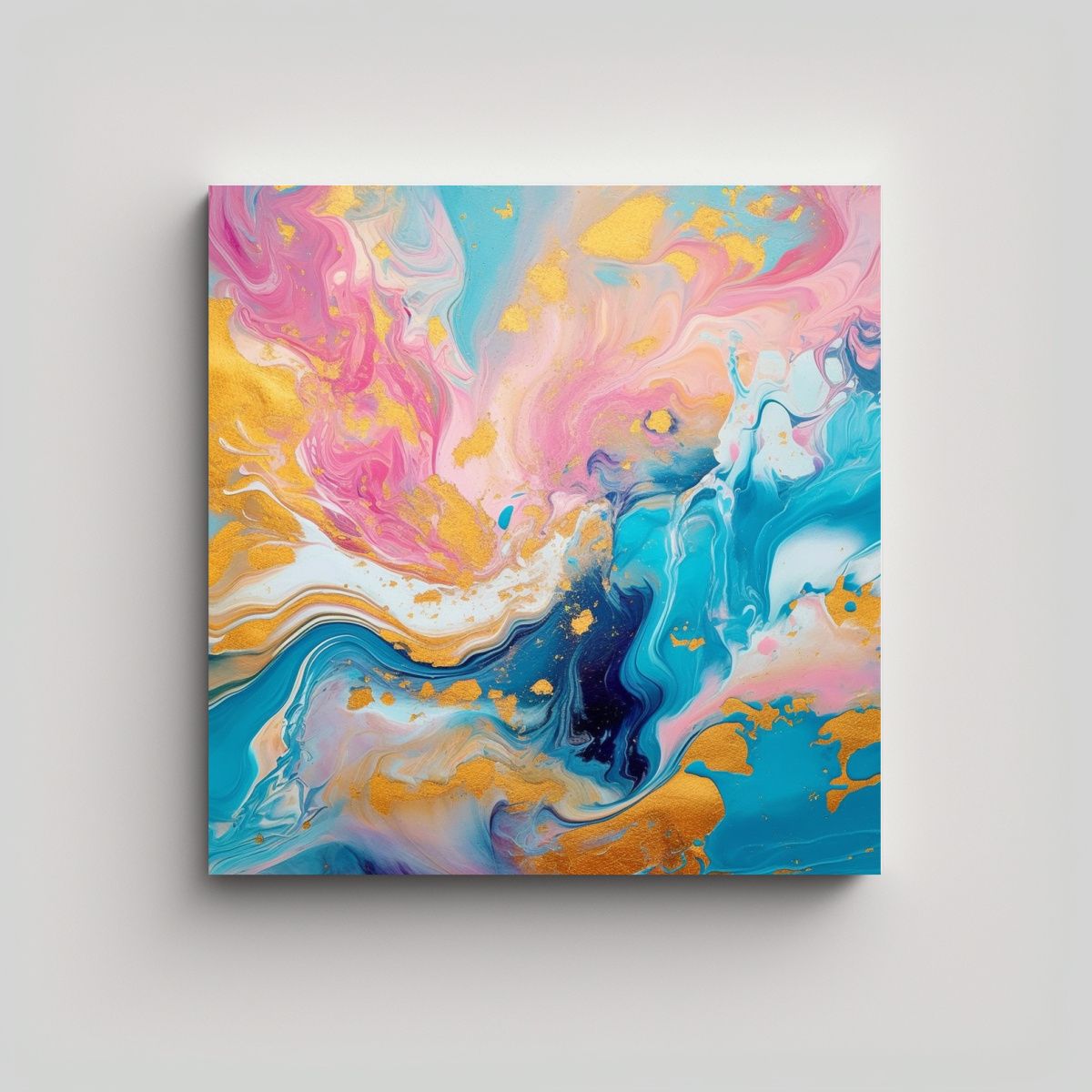 GENERICO - Pinturas Decorativas Arte Modernos En Tonos 100x100 Cm