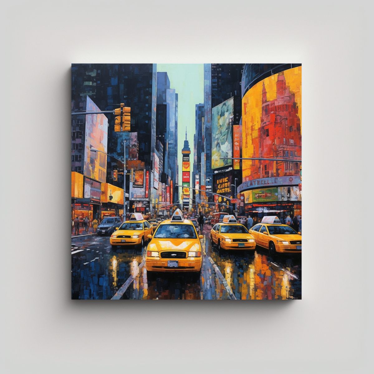 GENERICO - Cuadro Inspiracion Intenso 818 Rascacielos 100x100 Cm