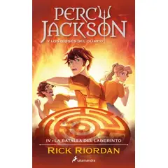SALAMANDRA - Libro La batalla del laberinto Percy Jackson 4- Rick Riordan
