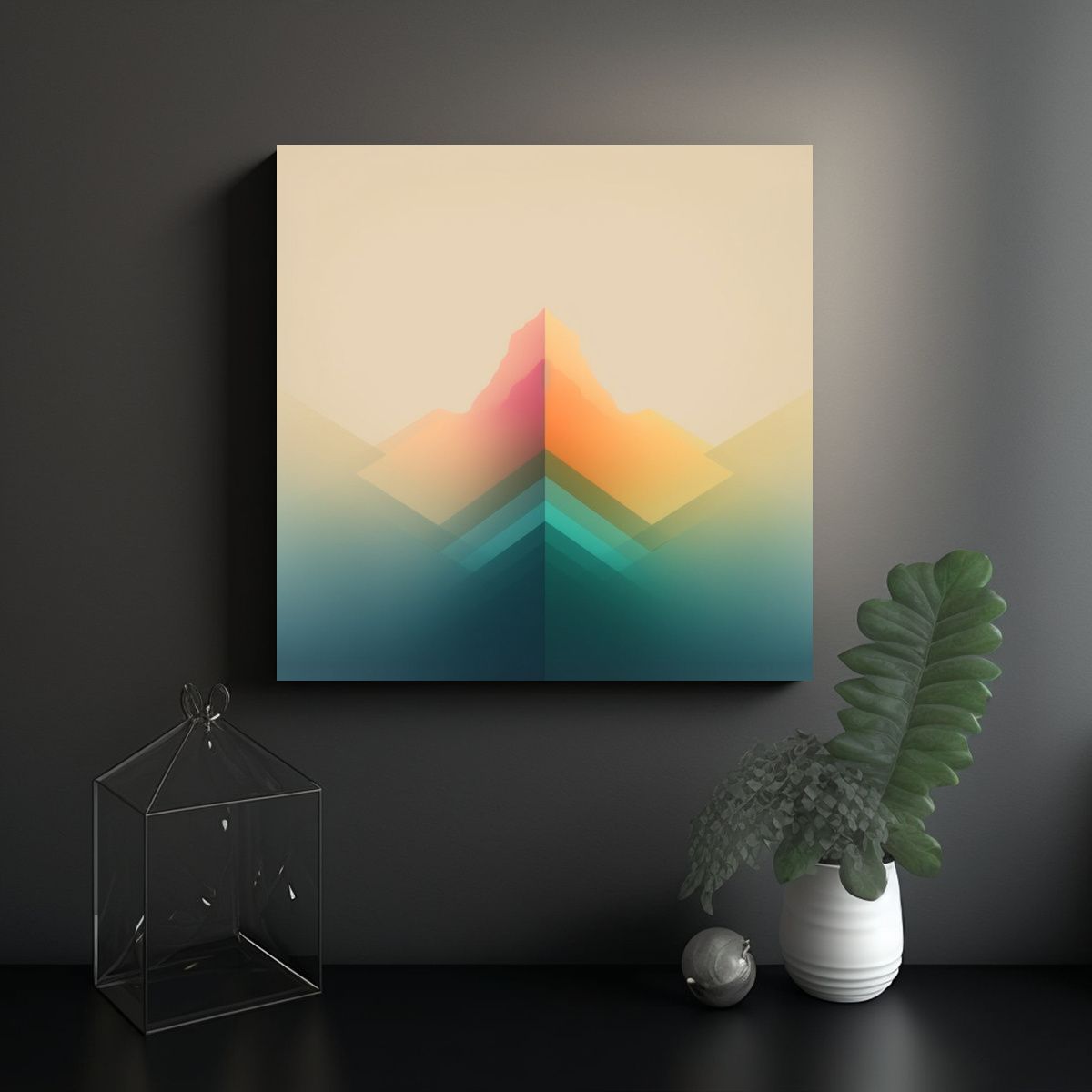 GENERICO - Pinturas Innovadoras De Composición 100x100 Cm