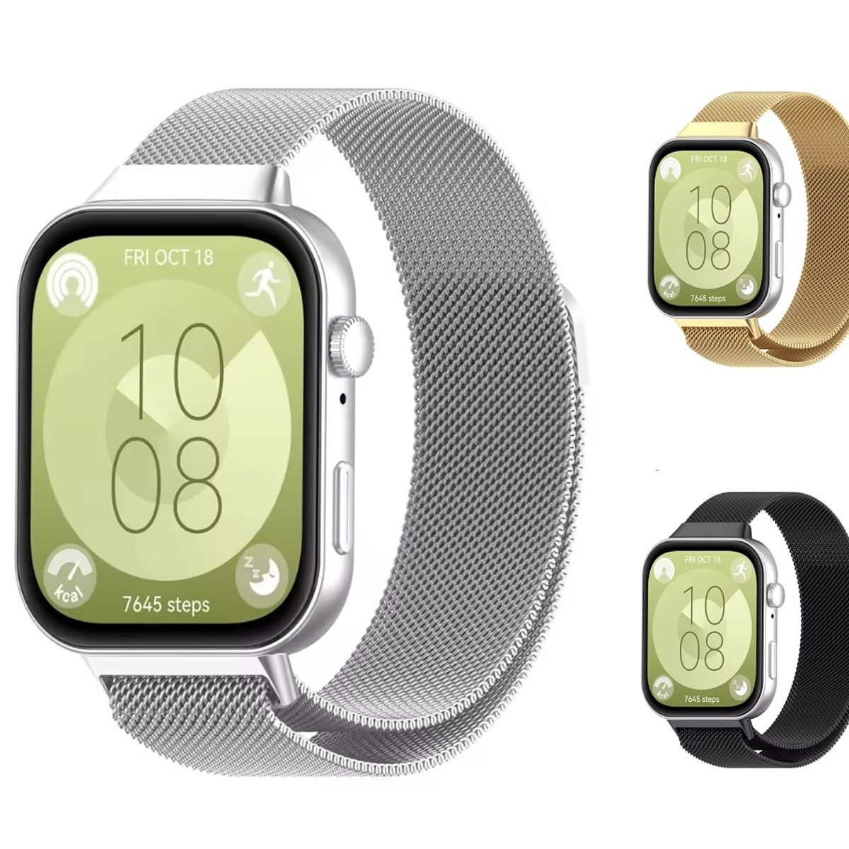 GENERICO - Correa Magnética Compatible Huawei Watch Fit 4, 3