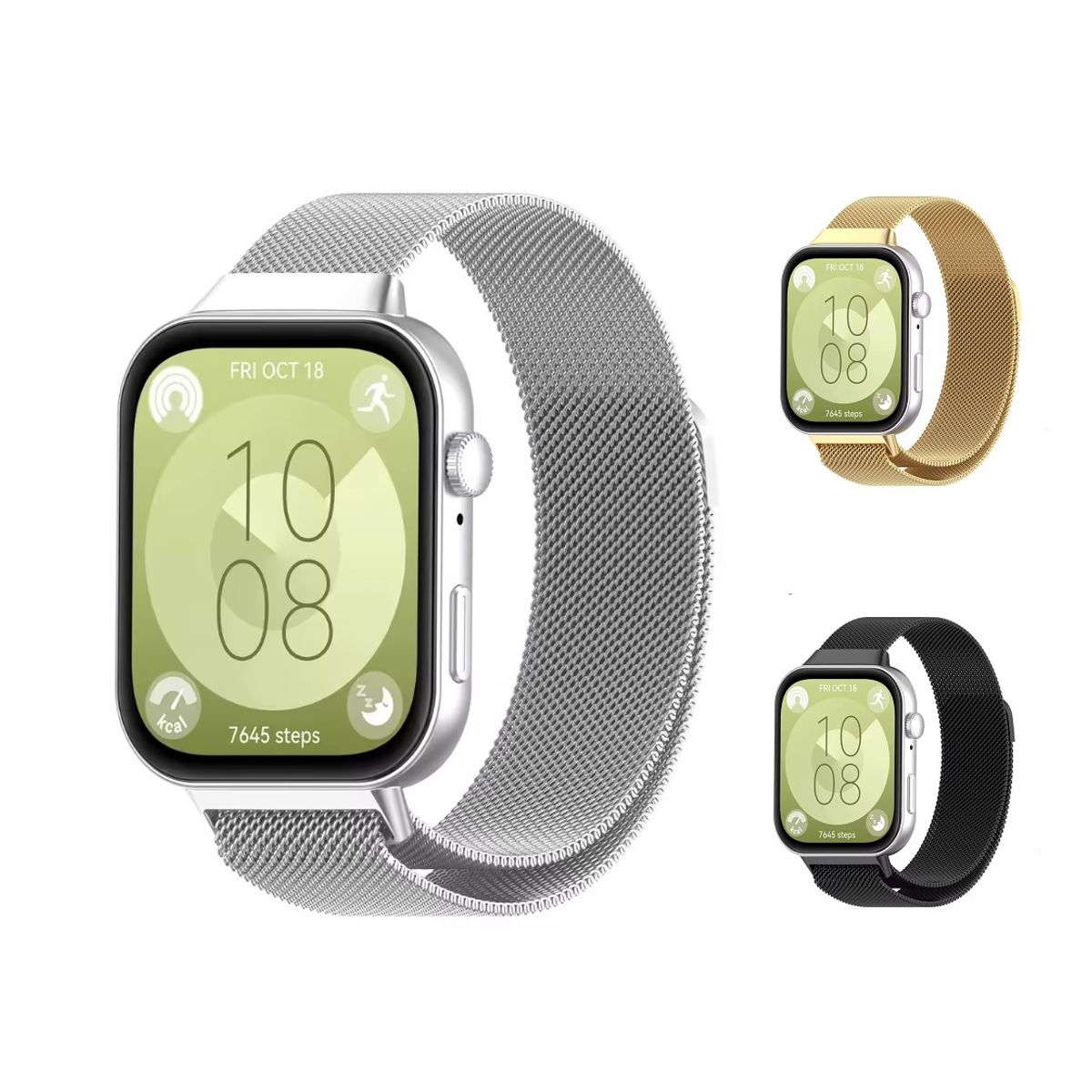 GENERICO - Correa Magnética Compatible Huawei Watch Fit 4, 3