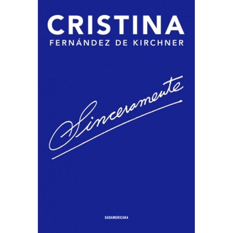 SUDAMERICA - Libro Sinceramente - Cristina Fernández de Kirchner