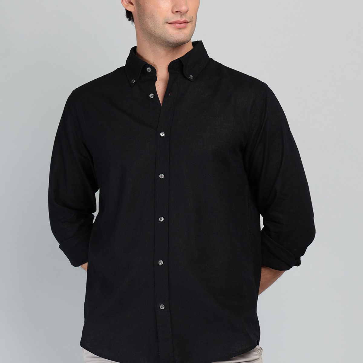 ARROW - Camisa De Lino y Algodón Arrow ARROW