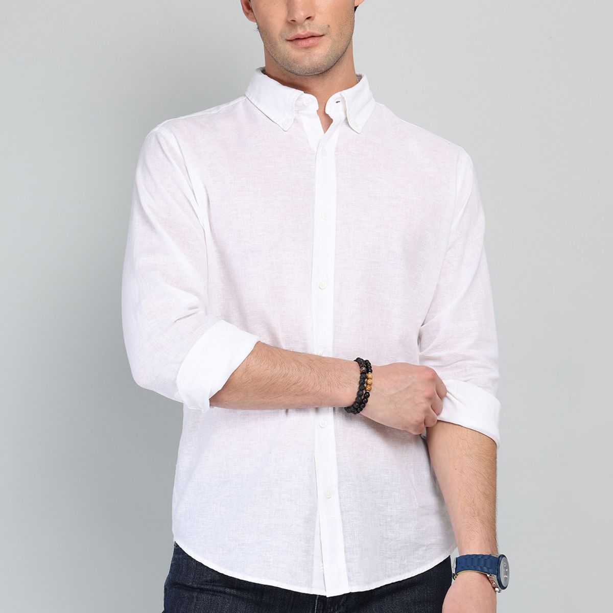 ARROW - Camisa De Lino y Algodón Arrow ARROW