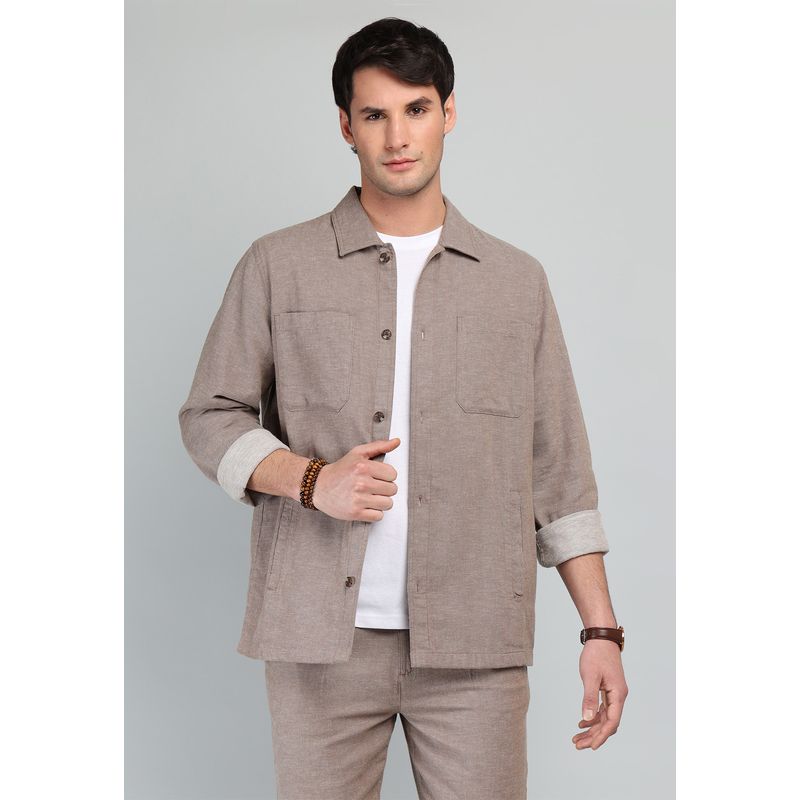 ARROW - Sobrecamisa De Algodón y Lino Arrow ARROW