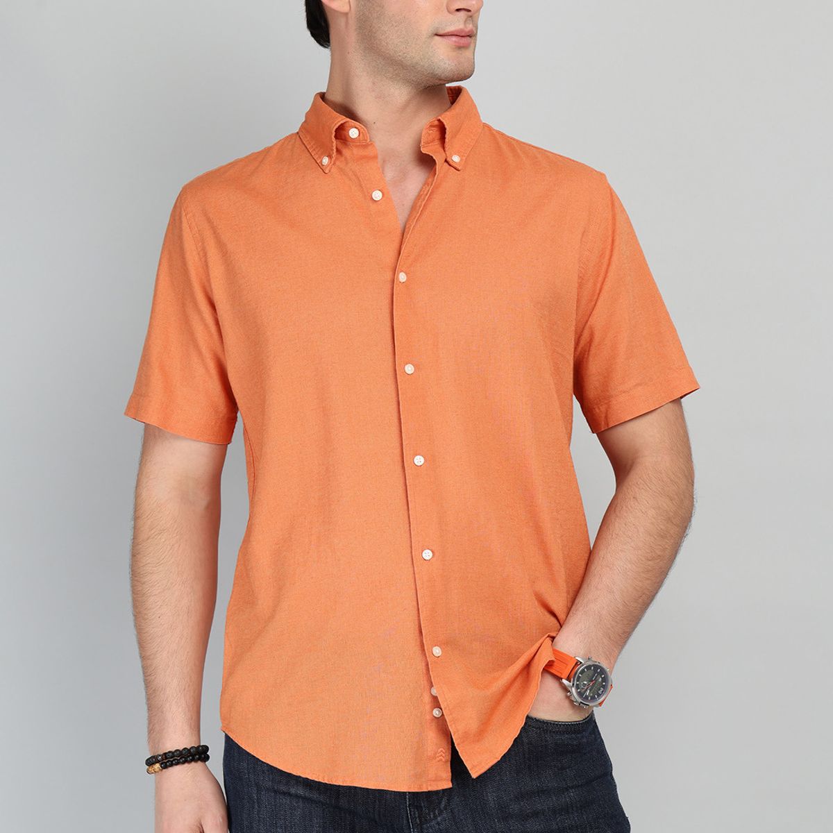 ARROW - Camisa De Lino y Algodón Arrow ARROW