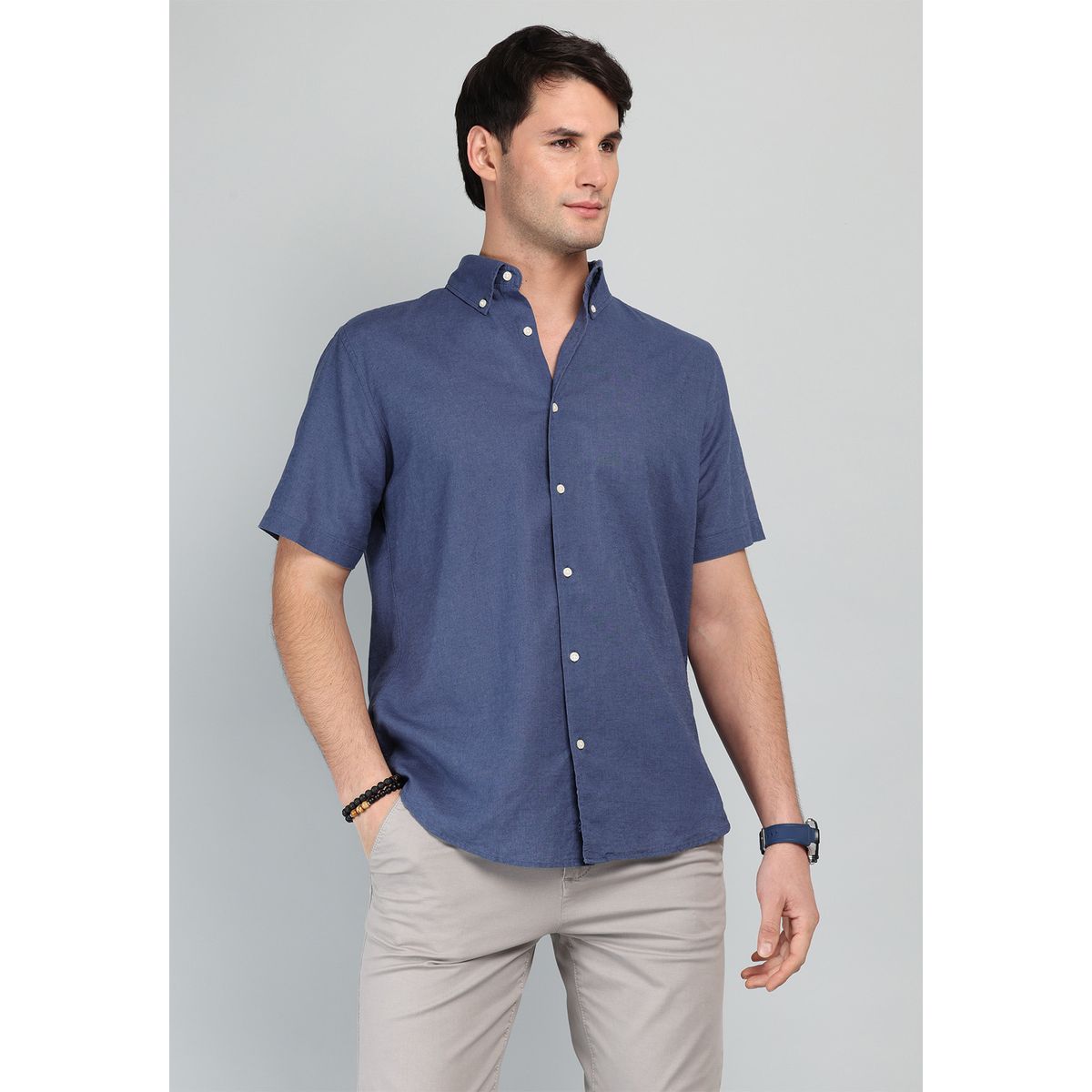 ARROW - Camisa De Lino y Algodón Arrow ARROW