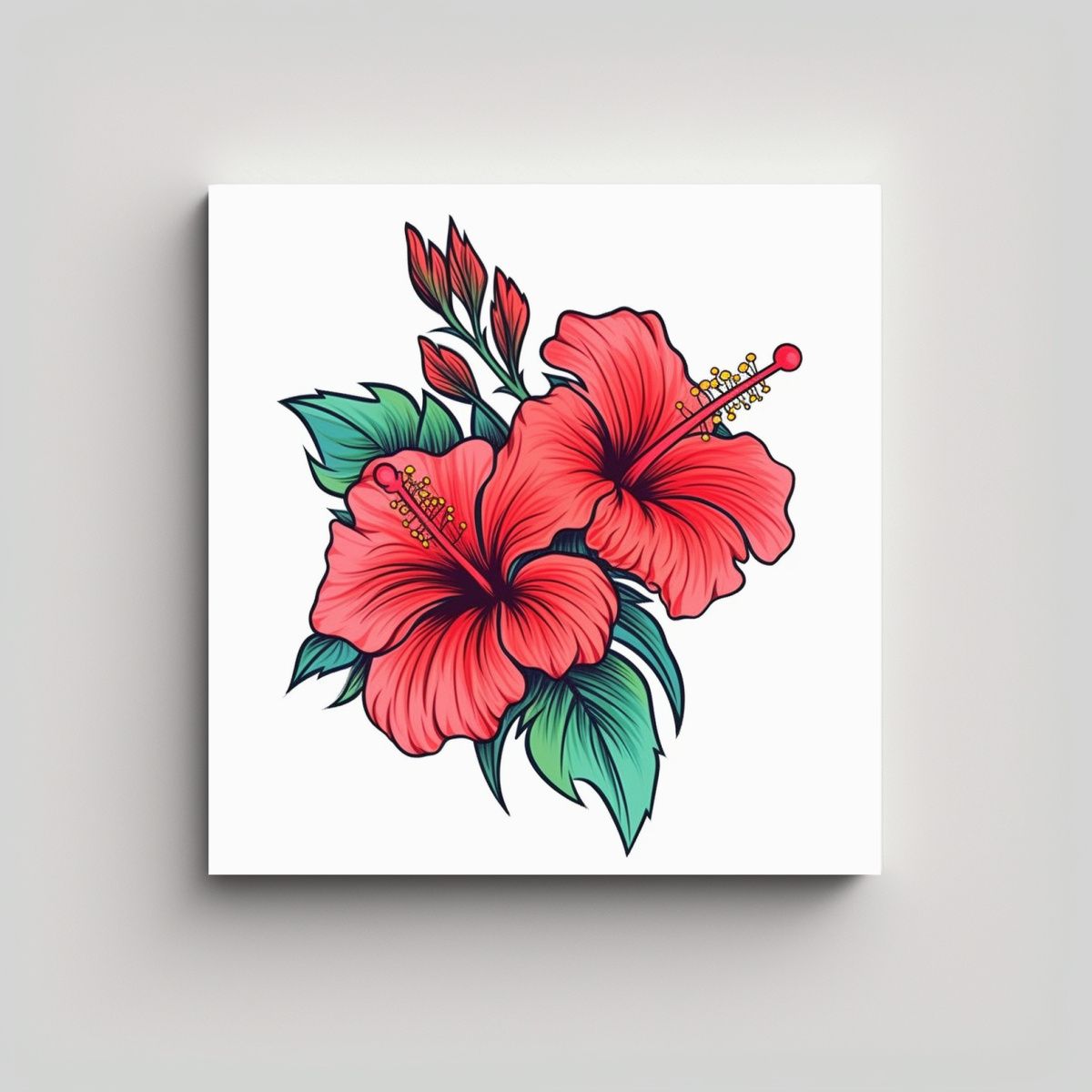 GENERICO - Dibujo Lineal Y Composición De Imagen Temática 100x100 Cm