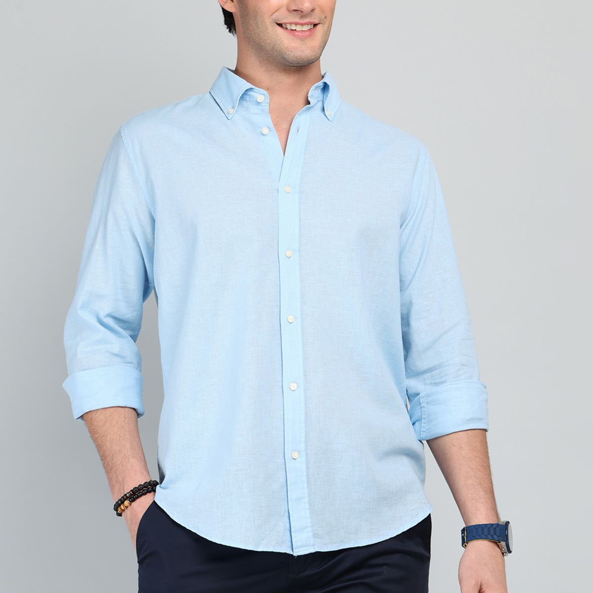 ARROW - Camisa De Lino y Algodón Arrow ARROW