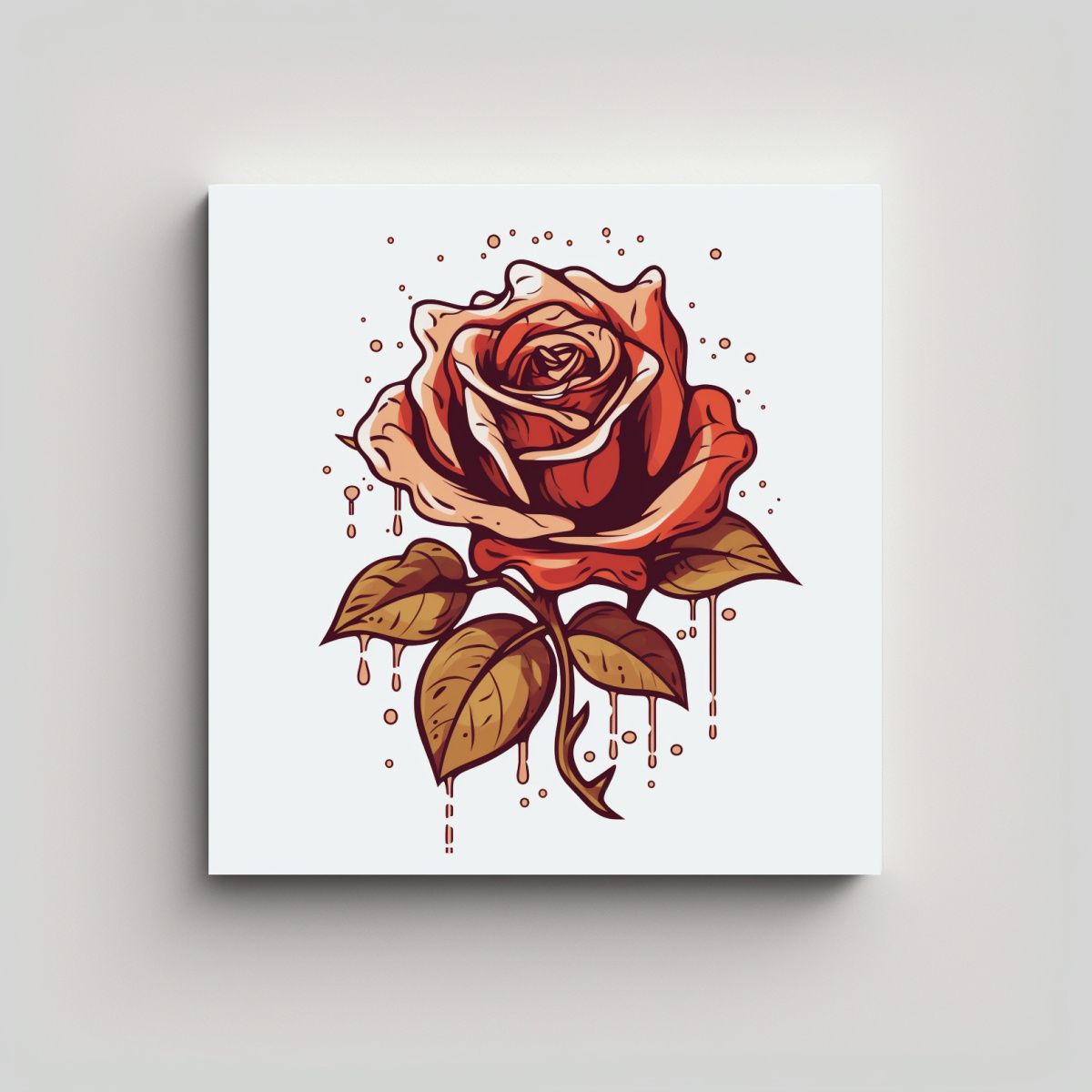 GENERICO - Arte Refinado Y Patrón Intenso Línea De 100x100 Cm