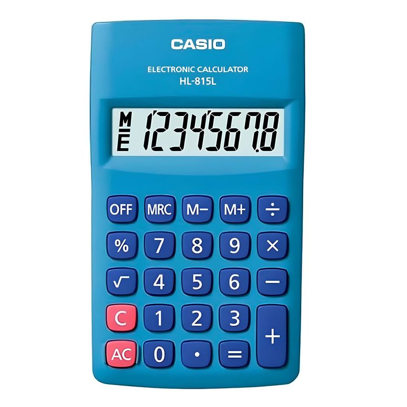 CASIO - Calculadora Hl-815l-Bu De Bolsillo CASIO