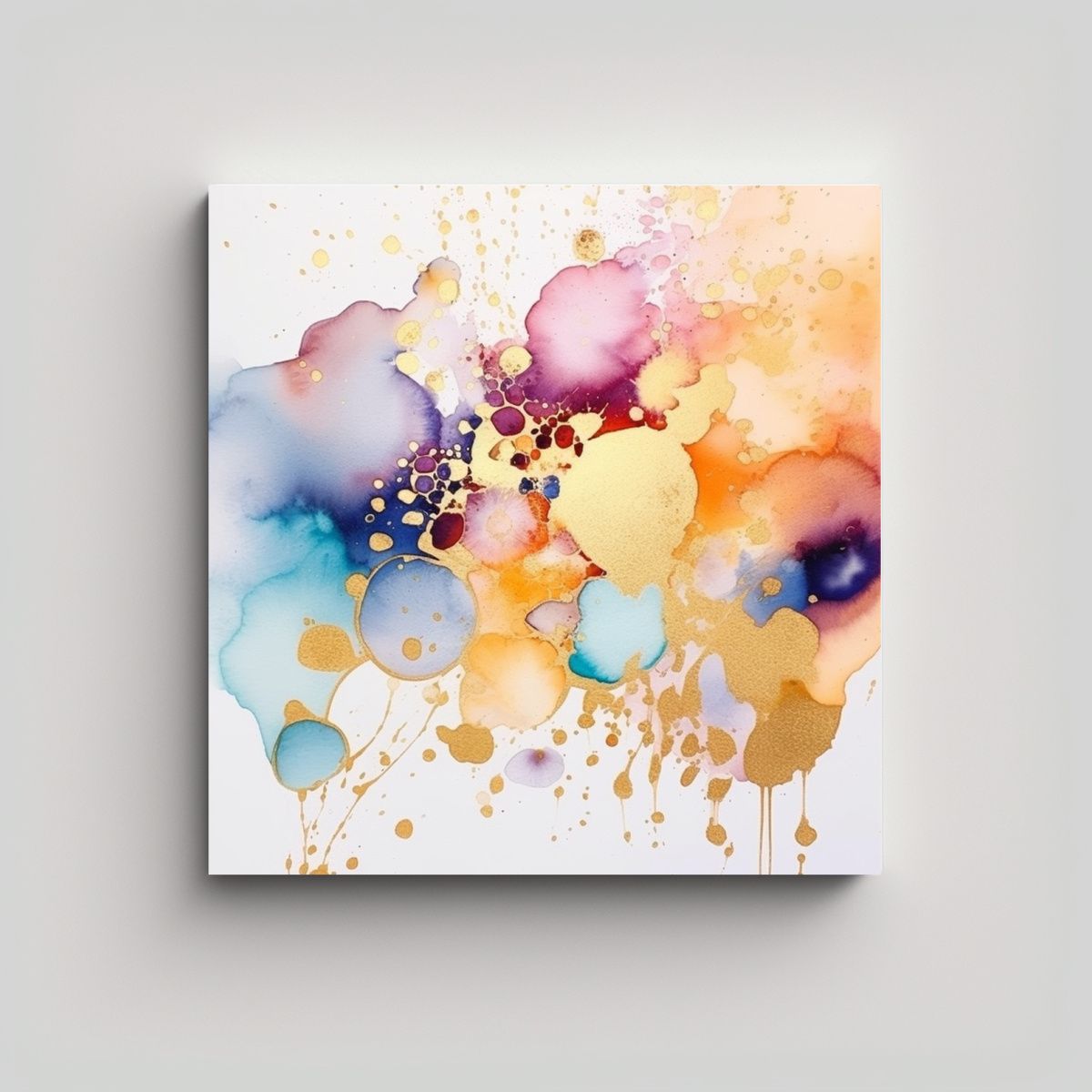 GENERICO - Cuadros Decorativos Alegría Melodía Joy Con 100x100 Cm