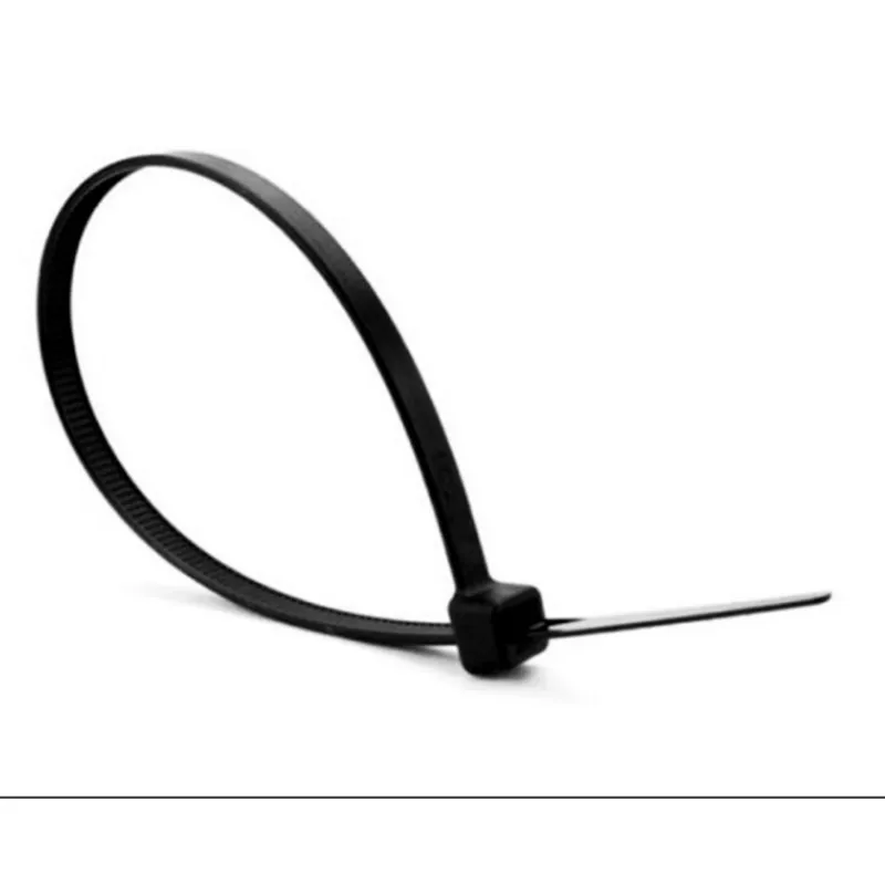 GENERICO - AMARRACABLES 16 NEGRO (4.8 X 368MM) BL/100UN