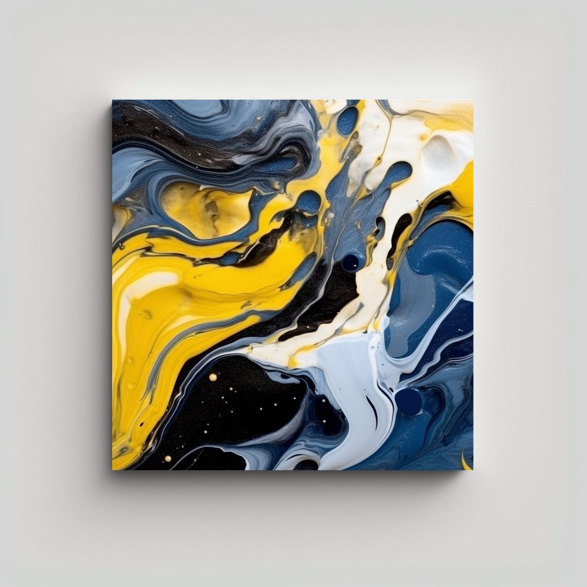 GENERICO - Cuadro Moderno De Lienzo Cultural Con Colores 100x100 Cm