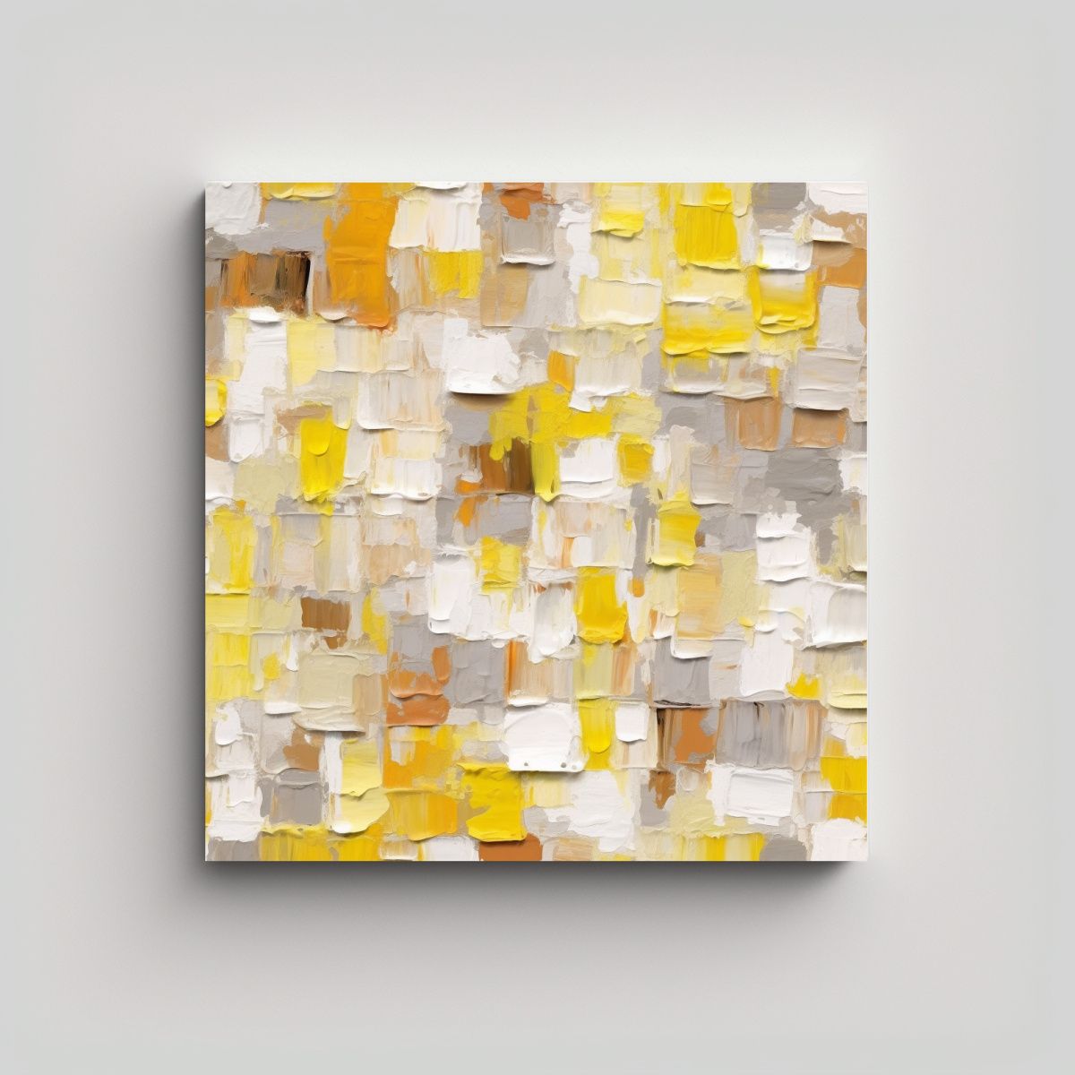 GENERICO - Pintura Decorativa Colorida De Ladrillos 100x100 Cm