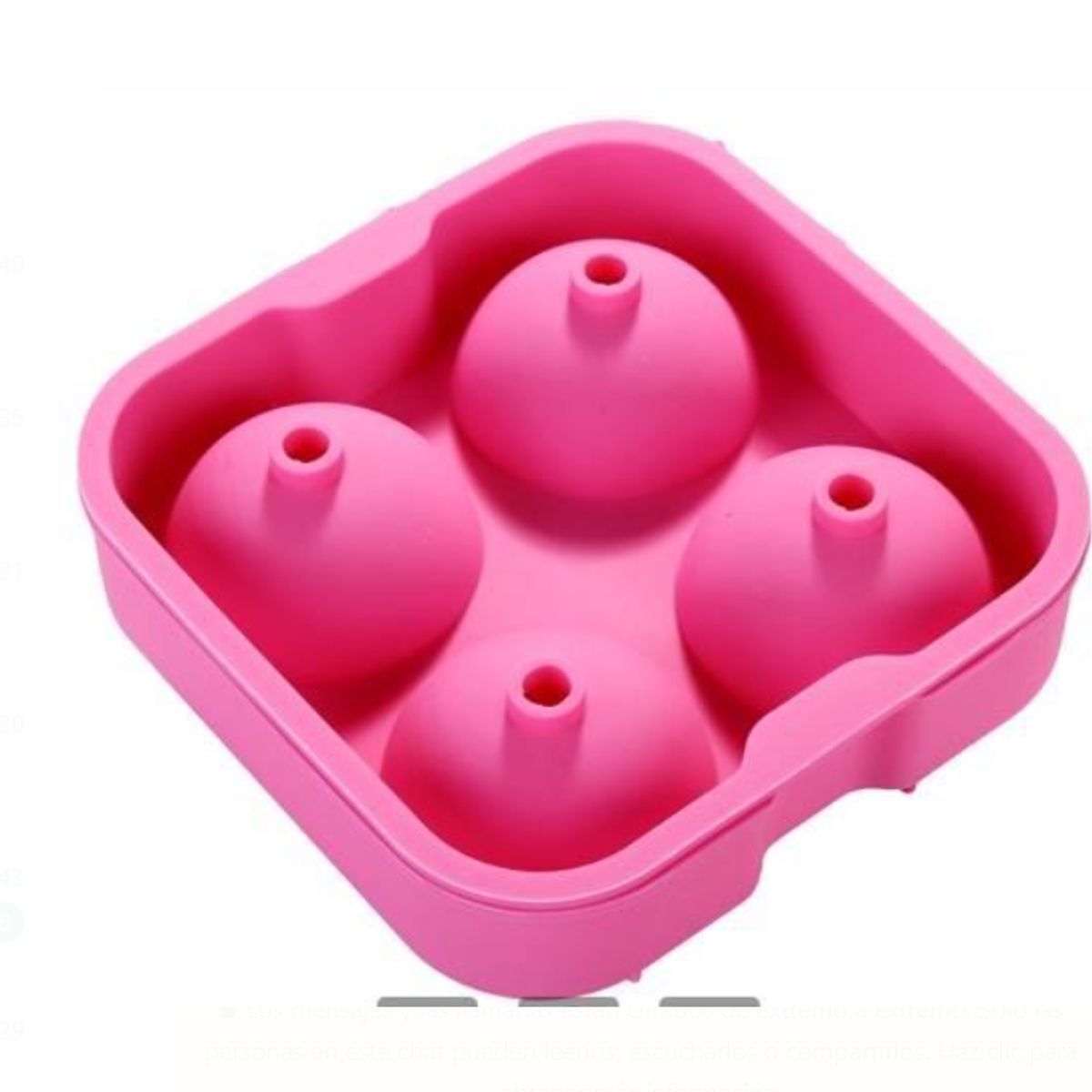 GENERICO - Molde de Silicona para Hielo en Forma de Esfera