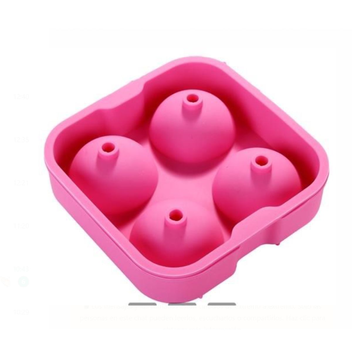 GENERICO - Molde de Silicona para Hielo en Forma de Esfera