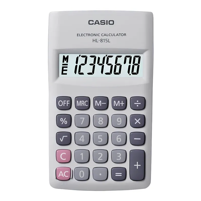 CASIO - Calculadora Hl-815l-We De Bolsillo CASIO