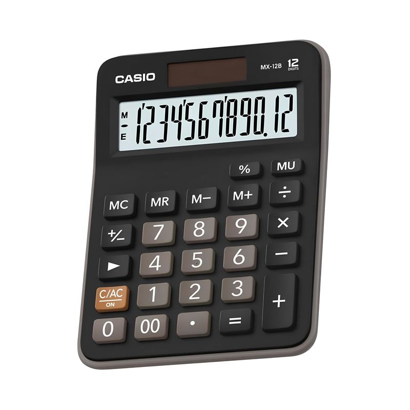 CASIO - CALCULADORA CASIO ESCRITORIO MX-12B-BK CASIO