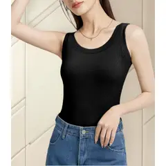 EVERSO - Pack 6 Camiseta Sin Mangas Rib Mujer Verano Espalda Cruzada