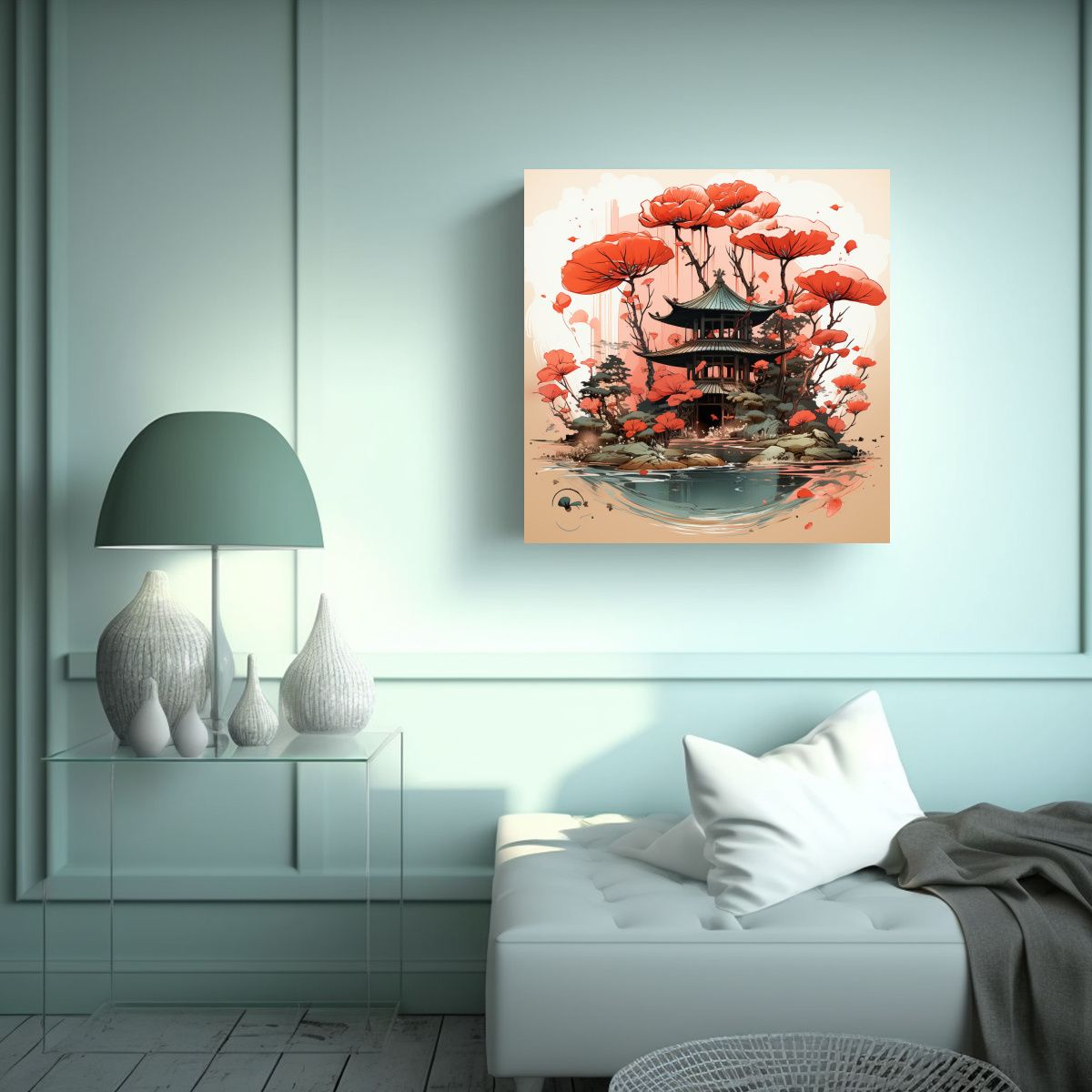 GENERICO - Pintura Decorativa De Diseño Minimalista De 100x100 Cm