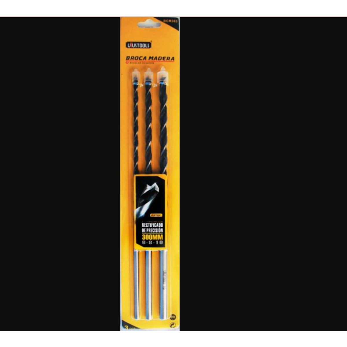 GENERICO - BROCA MADERA 3 PZAS X 300MM UYUSTOOLS BCM303