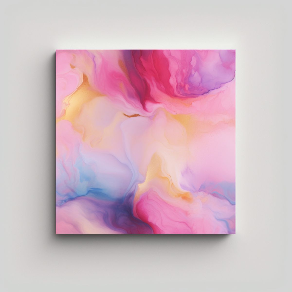 GENERICO - Cuadro En Bastidor Acuarela Resistente 100x100 Cm