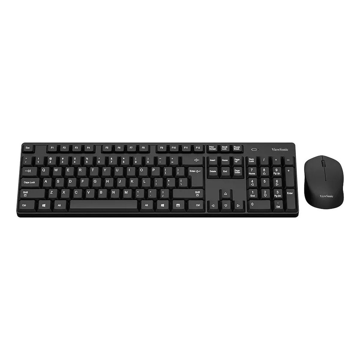 VIEWSONIC - Kit Teclado Mouse Viewsonic CW1261 Inalámbrico Mouse Negro Teclado Negro