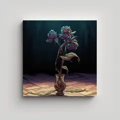 GENERICO - Cuadro Estilo Valter Arte Único De Rott 100x100 Cm