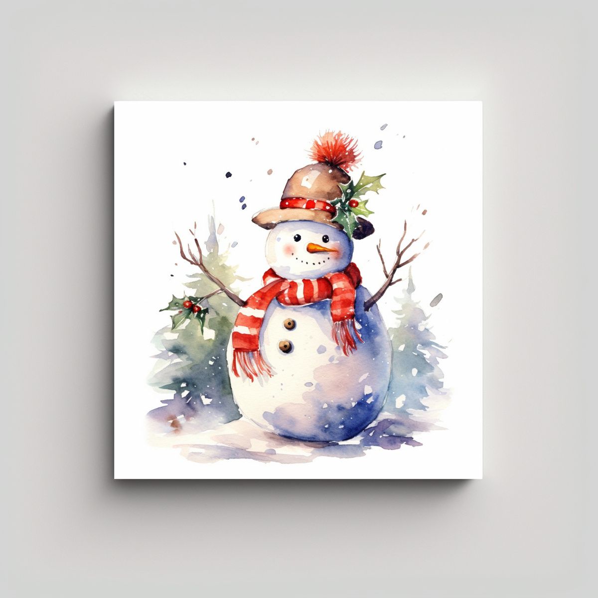 GENERICO - Cuadro Tela Equilibrio Visual Figura Adorable 100x100 Cm