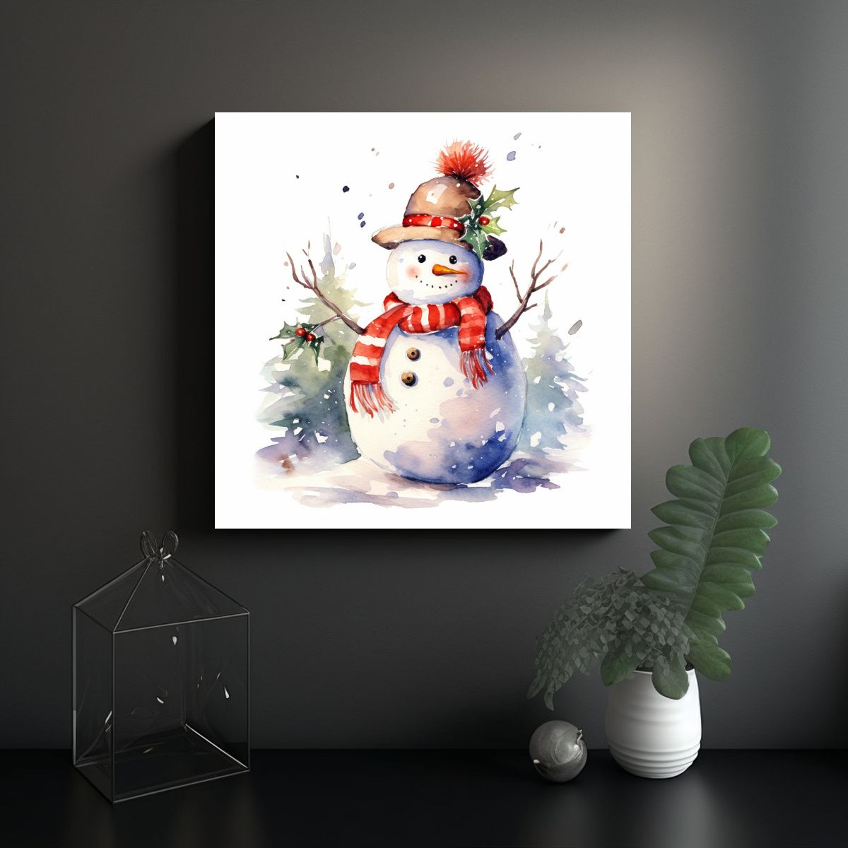 GENERICO - Cuadro Tela Equilibrio Visual Figura Adorable 100x100 Cm