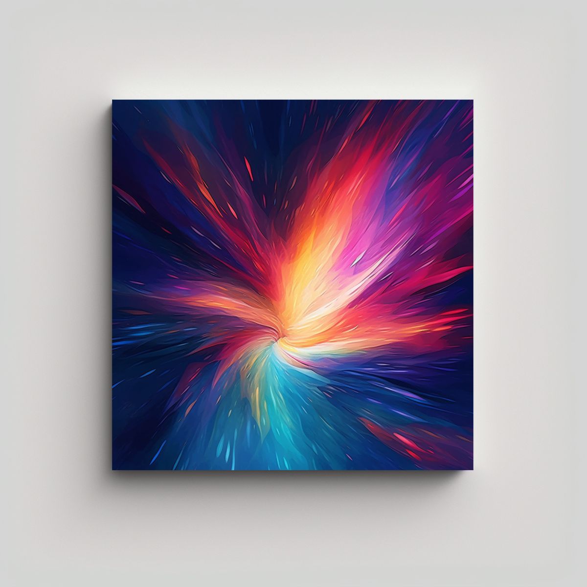 GENERICO - Pintura De Pared Vintage Con Composición 100x100 Cm