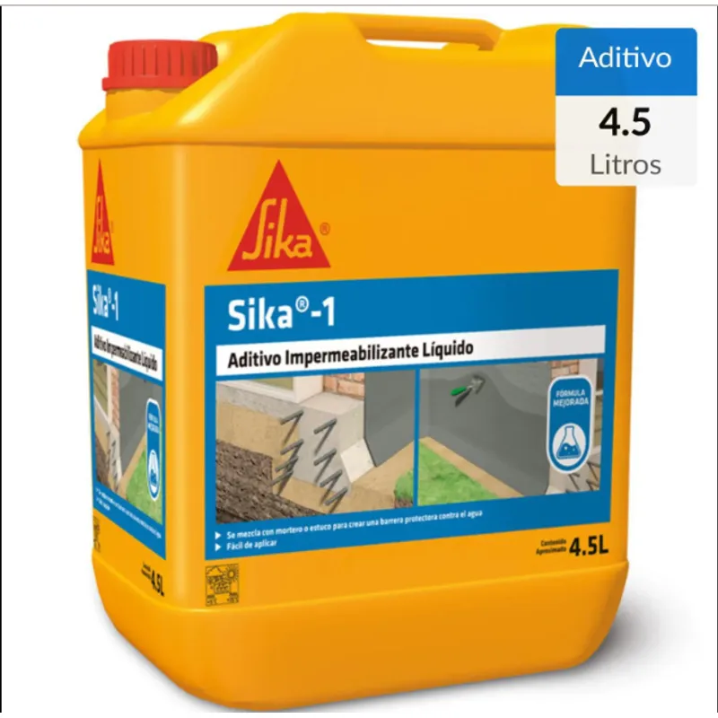 SIKA - SIKA 1 BIDON 4.5 KILOS (IMPERMEABILIZANTE)