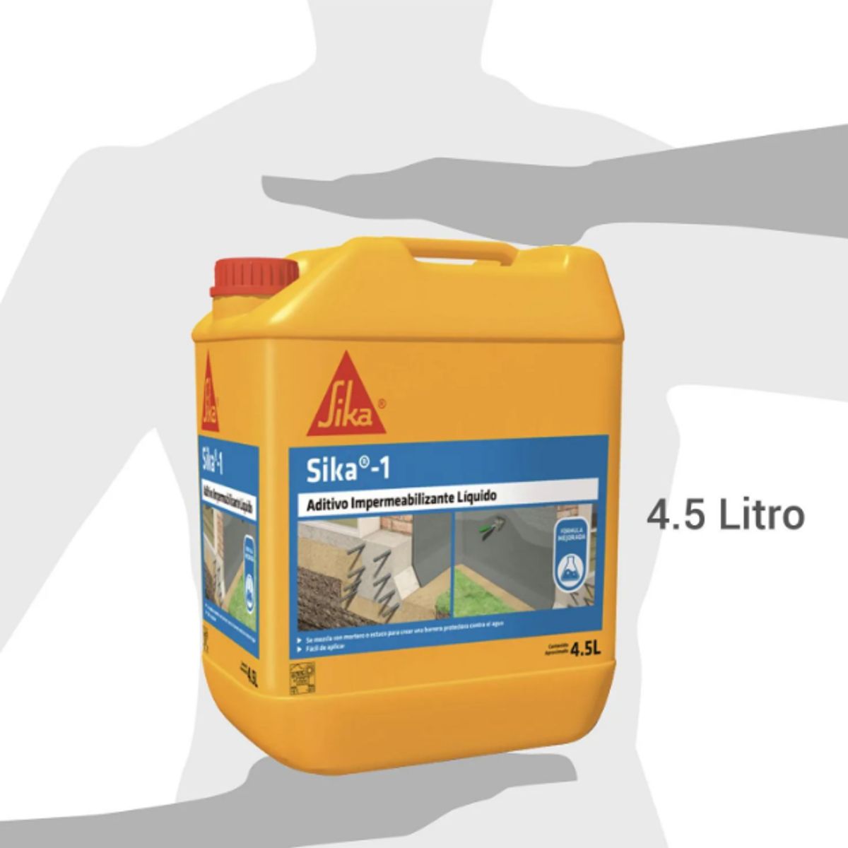 SIKA - SIKA 1 BIDON 4.5 KILOS (IMPERMEABILIZANTE)
