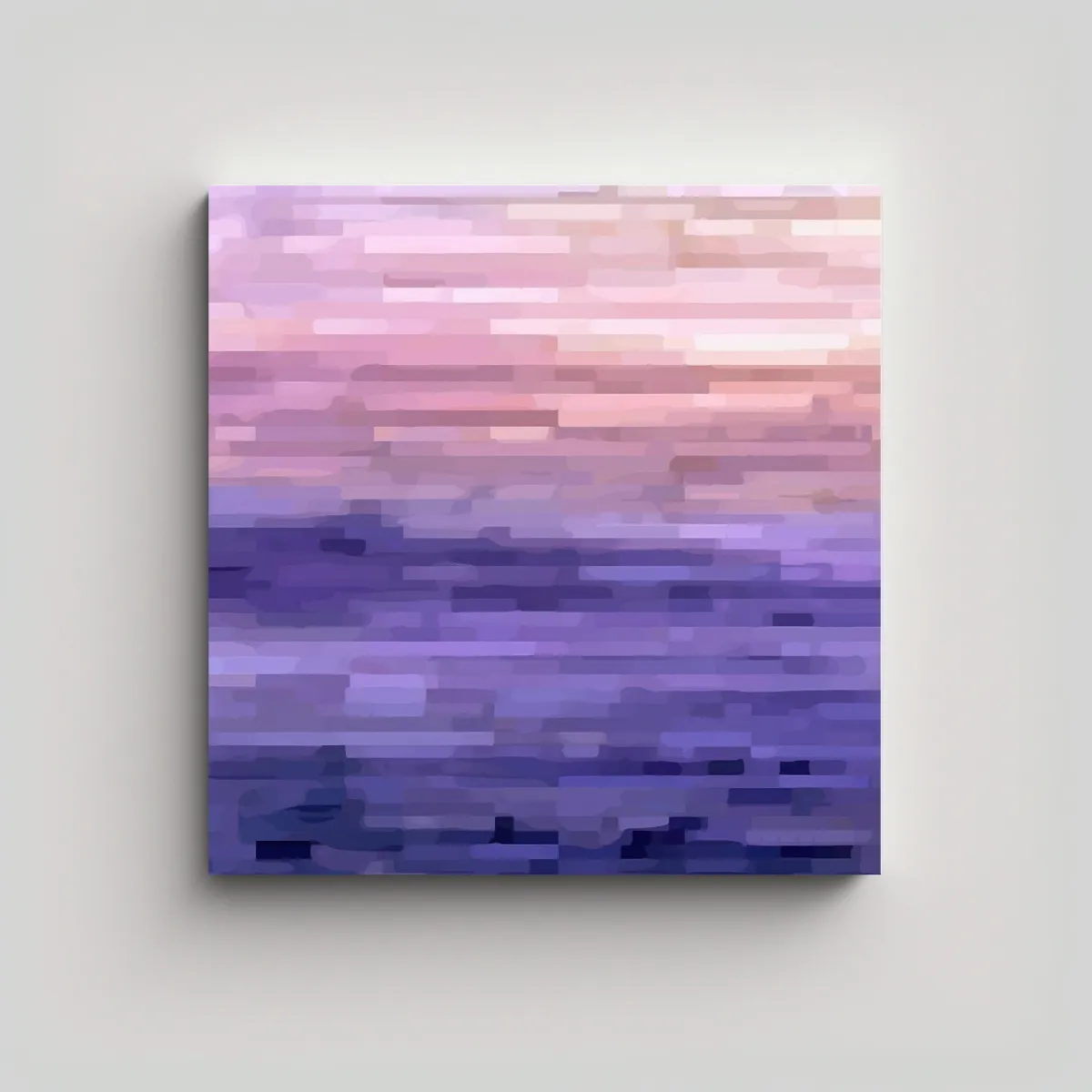 GENERICO - Cuadro Venta Escena Pixel Arte Digital 100x100 Cm