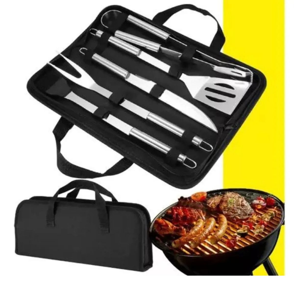 WAYU - SET DE UTENSILIOS DE COCINA CON ESTUCHE PARA ASAR