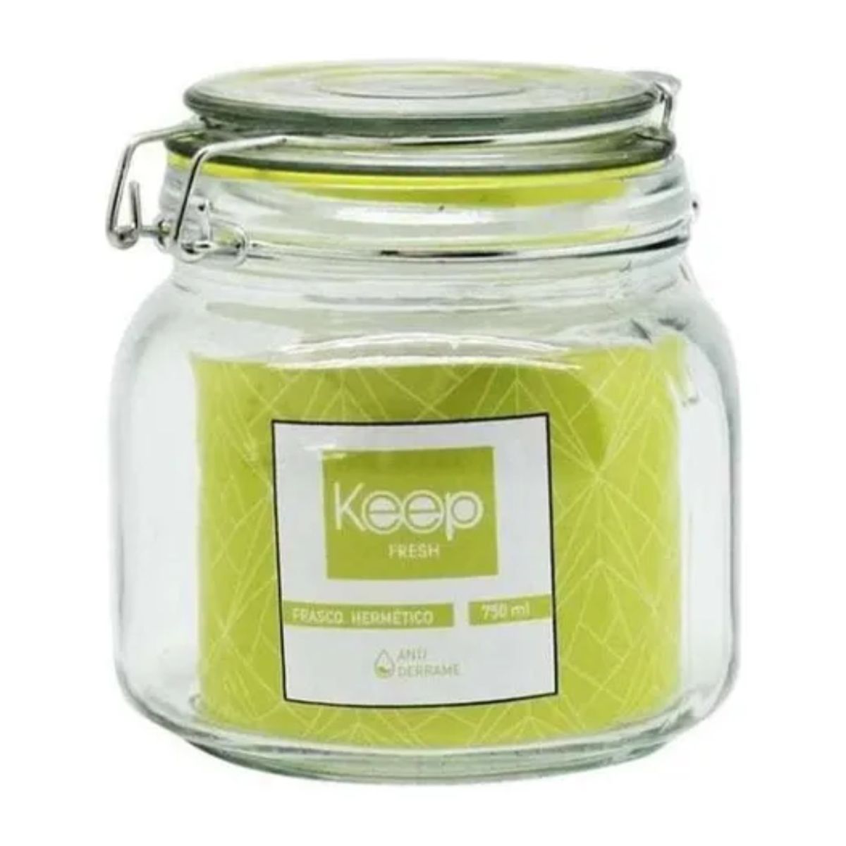 KEEP - Pack X3 Frasco Hermético Vidrio Contenedor 750ml Keep.