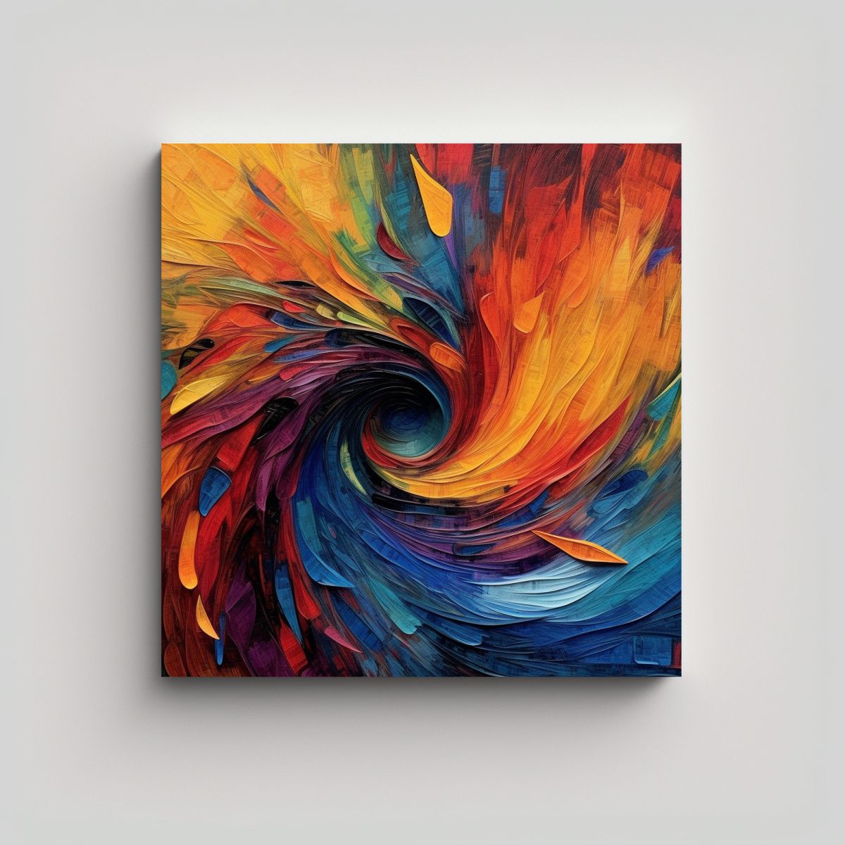 GENERICO - Arte Moderno Expresividad Alv1217 Pintura 100x100 Cm