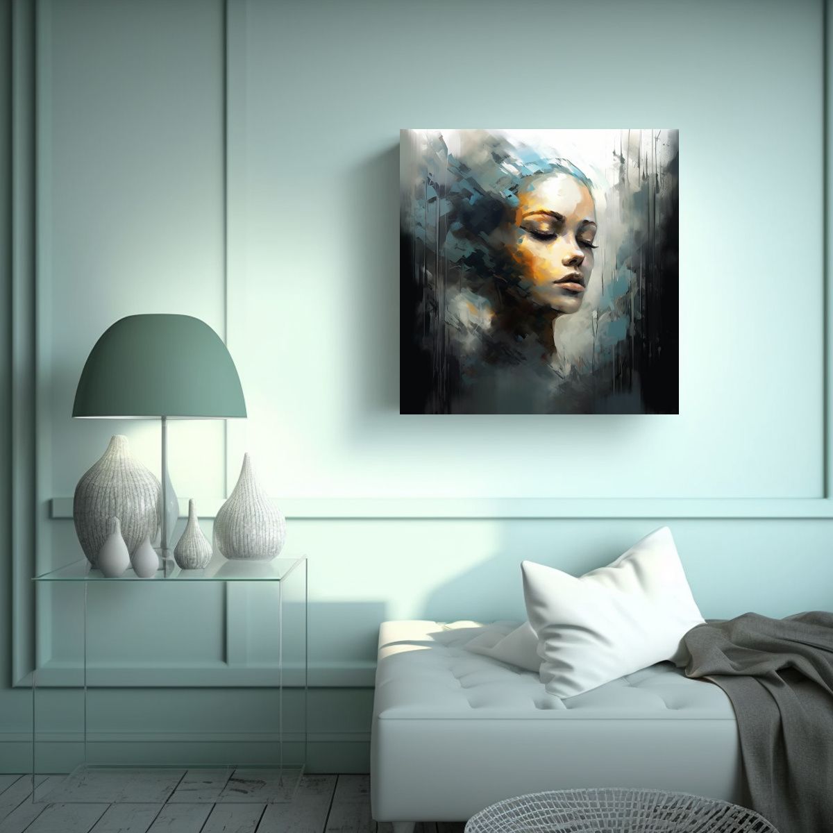 GENERICO - Cuadros Decorativos De Mujeres Arte Imagen 100x100 Cm