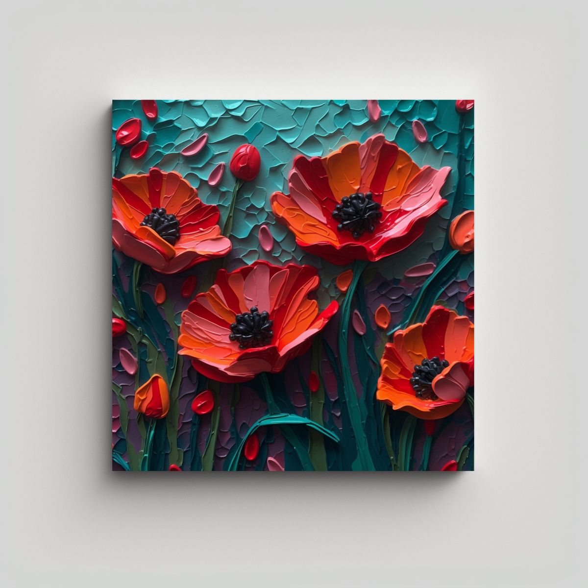 GENERICO - Arte Moderno Adorable Poster Inspirado En Paleta 100x100 Cm