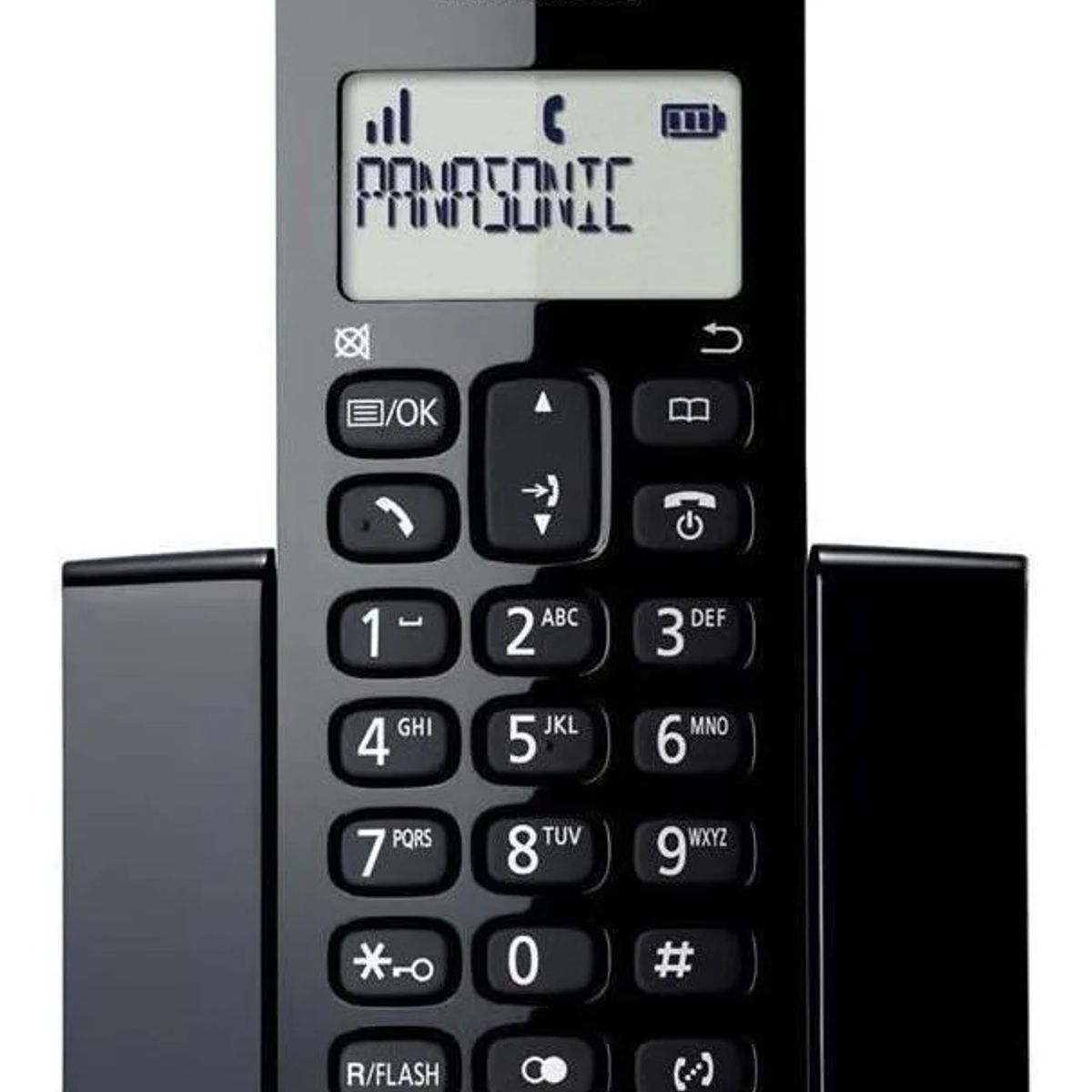 PANASONIC - Teléfono Panasonic KX-TGB110LBB inalámbrico - color negro