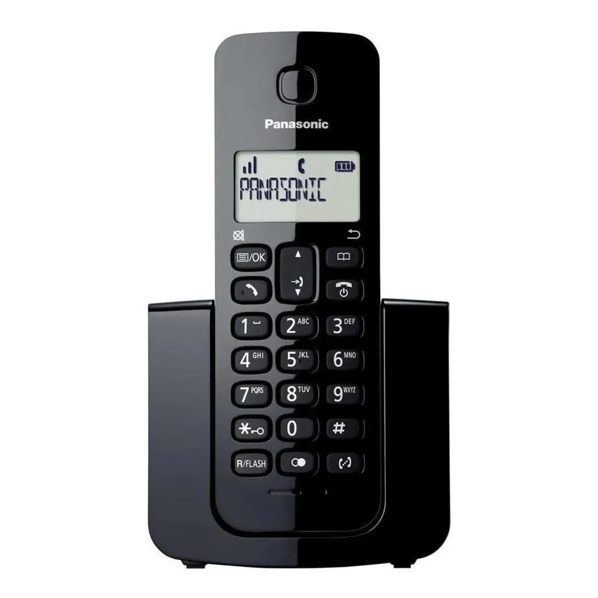 PANASONIC - Teléfono Panasonic KX-TGB110LBB inalámbrico - color negro