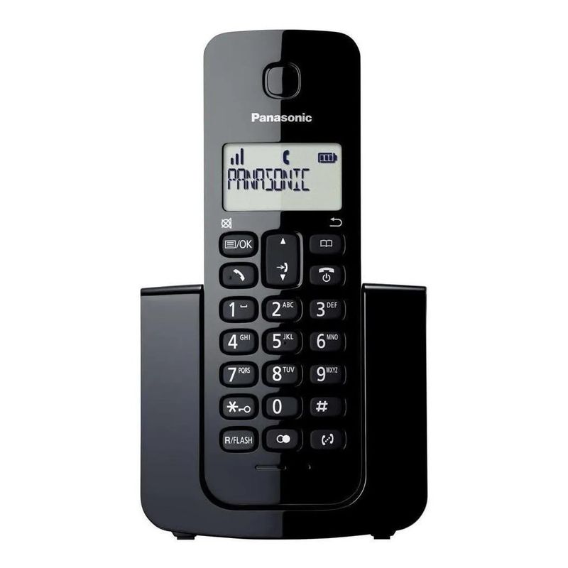 PANASONIC - Teléfono Panasonic KX-TGB110LBB inalámbrico - color negro
